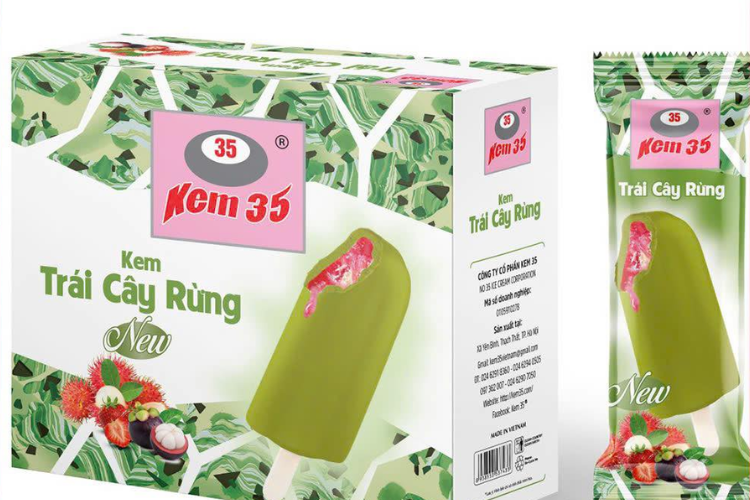 Khám Phá Hương Vị Tươi Mát Cùng Kem Trái Cây Rừng từ Kem 35