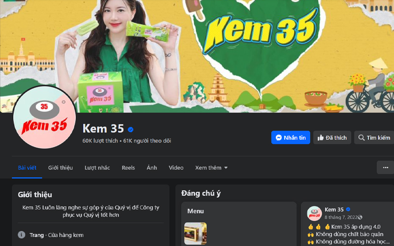 Kem 35 – Tuổi thơ của những tín đồ yêu kem