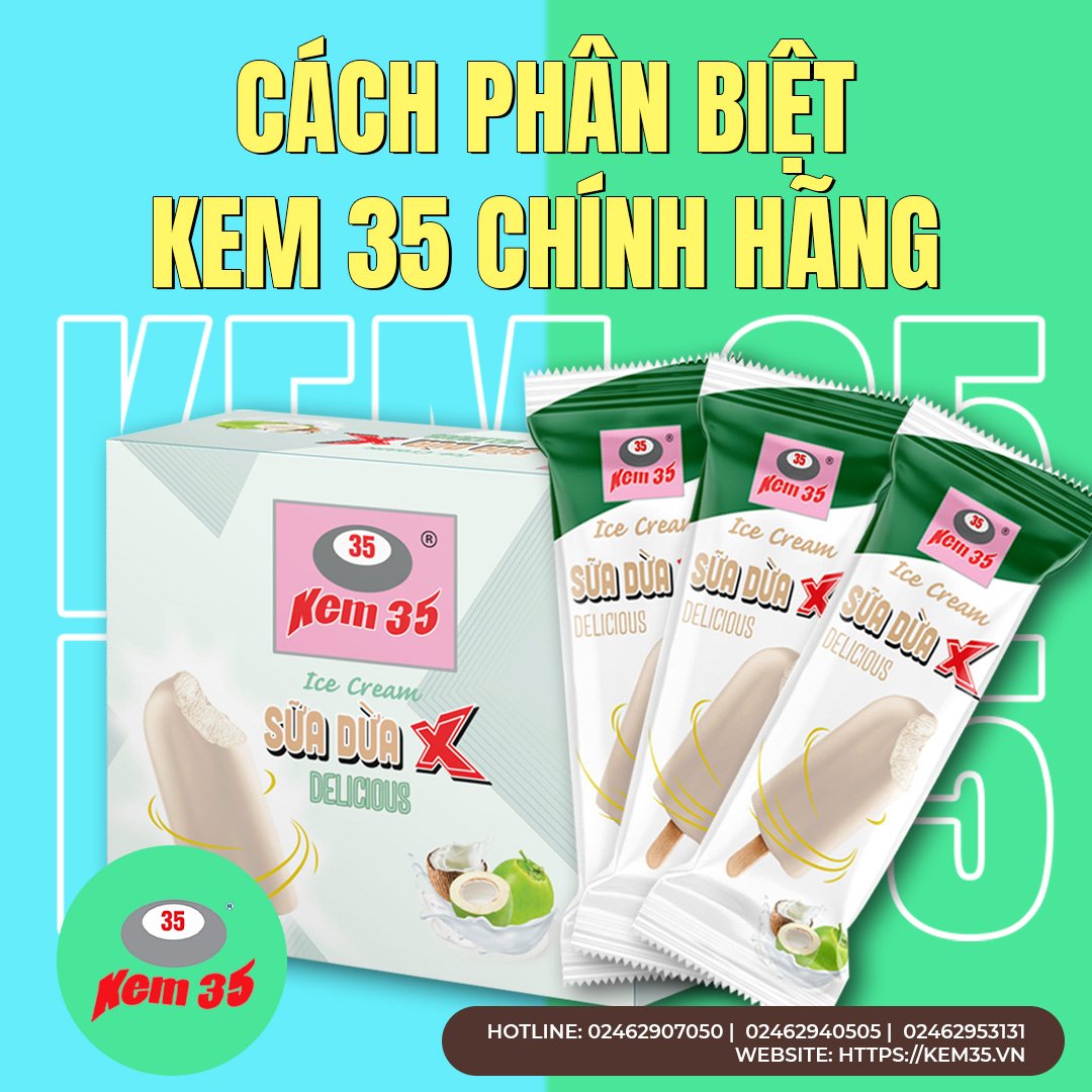 Cách phân biệt kem 35 chính hãng đơn giản