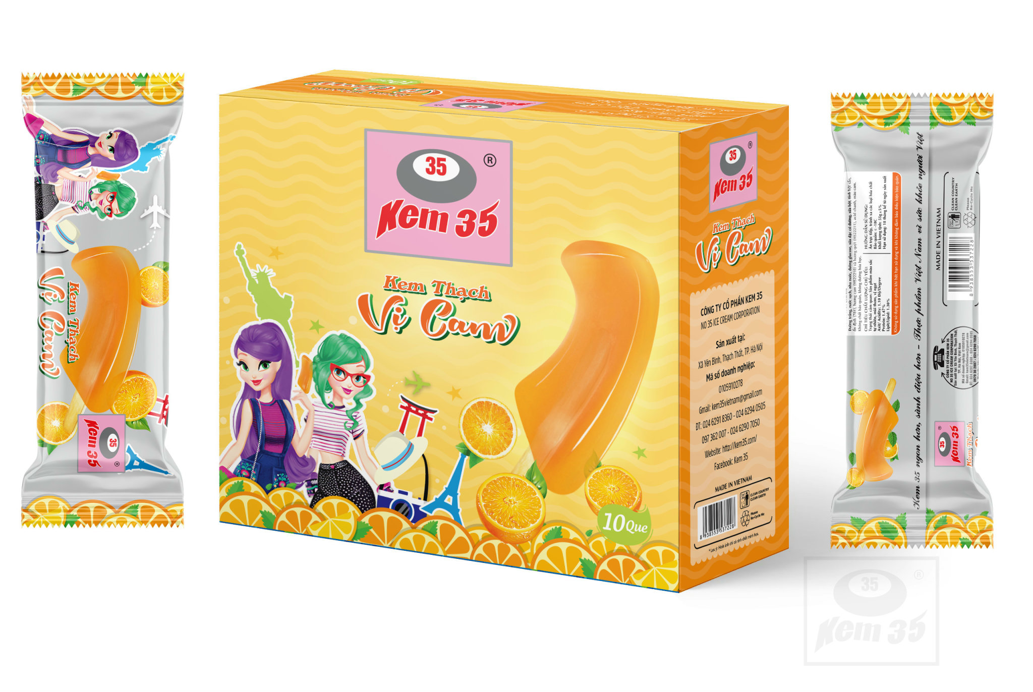 Sự đa dạng của kem 35: Hương vị tròn vẹn, đong đầy cảm xúc