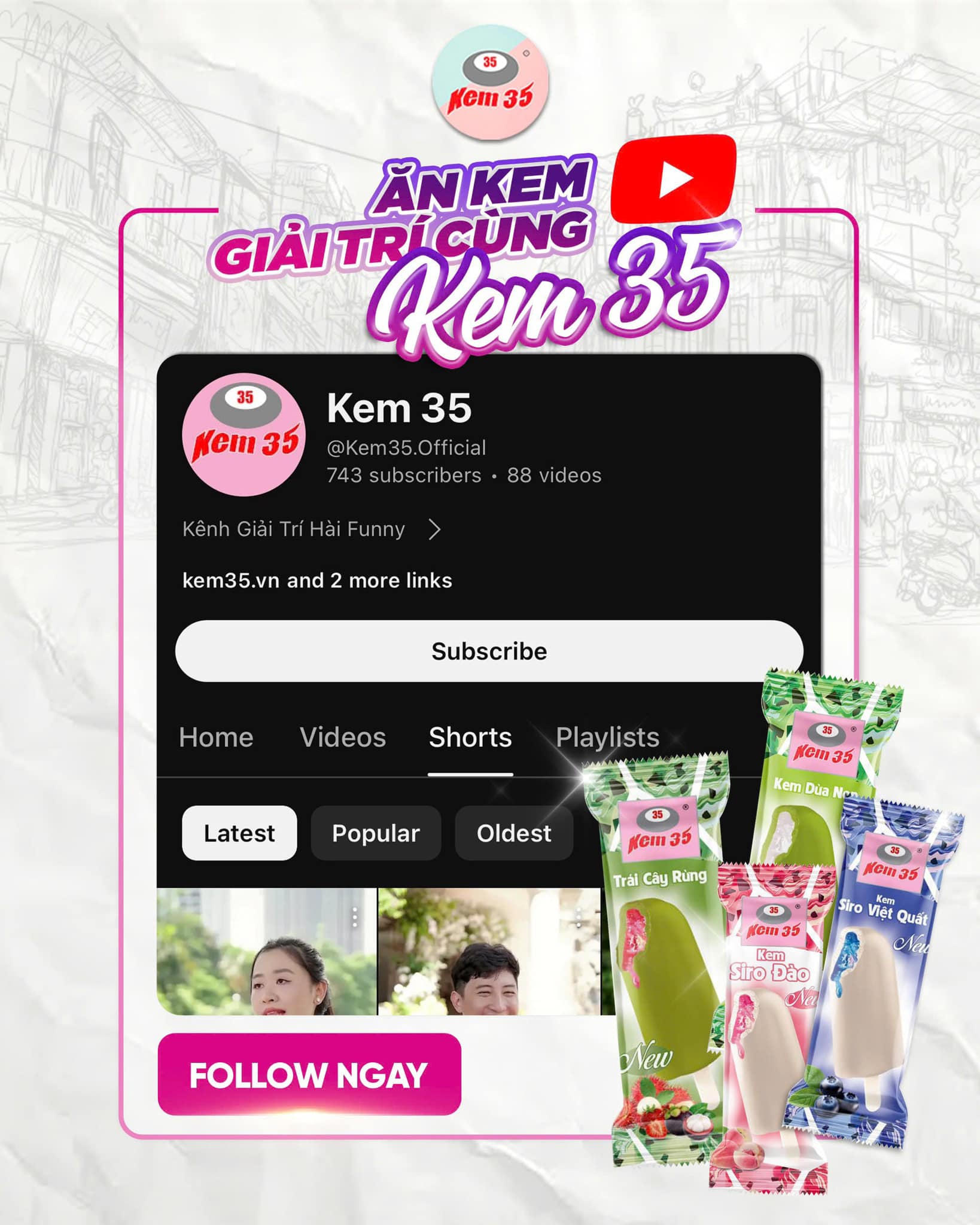 LẠC VÀO THẾ GIỚI GIẢI TRÍ KEM 35